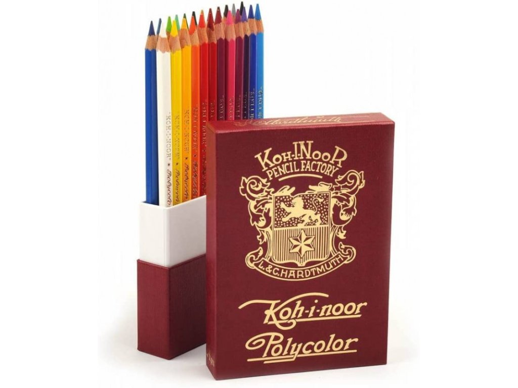 umelecke pastelky polycolor 3824 koh i noor retro limitovana edice 24 ks