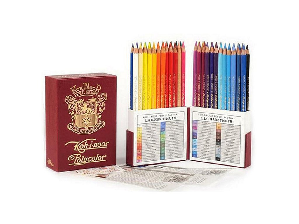 umelecke pastelky polycolor 3826 koh i noor retro limitovana edice 48 ks