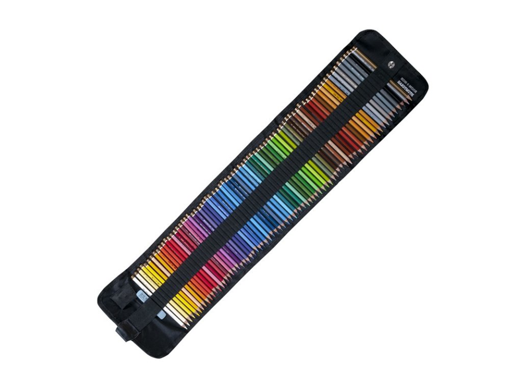 koh i noor 3827 souprava pastelek umeleckych polycolor 72 barev v rolovacim penalu