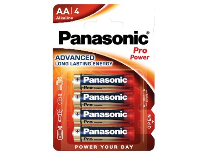 Panasonic Pro Power Baterie tužkové AA LR6, blistr 4ks
