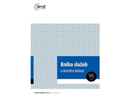 optys 1242 kniha evidence denniho hlaseni a4 96 listu