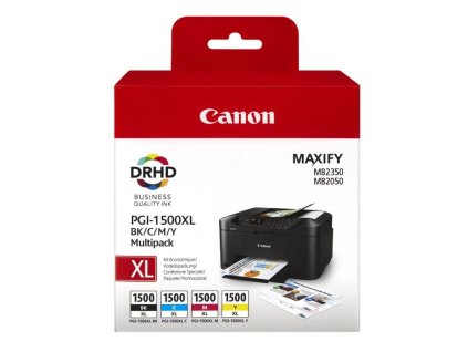 inkoustova cartridge canon pgi 1500xl c m y bk multipack