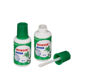 kores opravny lak aqua soft tip s houbickou 25g