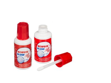 kores opravny lak fluid soft tip s houbickou 25g