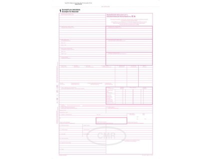 optys 1198 mezinarodni nakladni list cmr a4 samopropisovaci 7 listu
