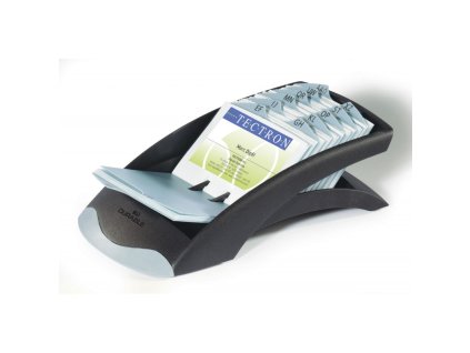 Durable 2413, Vizitkář VISIFIX Desk Vegas, A-Z Index (Barva Černá)