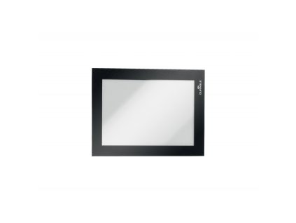 durable 4870 kapsa duraframe a6 cerny magneticky ramecek lepici zadni strana baleni 2 ks