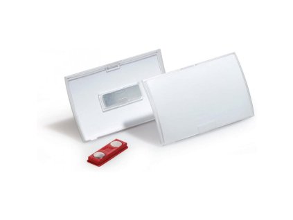 durable 8215 cira jmenovka click fold 54x90 mm s magnetem