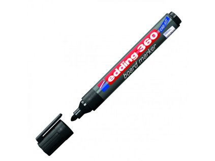 Edding 360 popisovač na bílé tabule, stopa 1,5 - 3 mm (Barva Černá)
