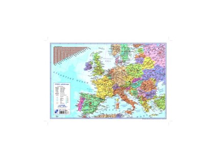 psaci podlozka mapa evropa 60x40 cm