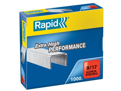 Drátky do sešívaček Rapid Super Strong 9/17, obsah 1000 ks