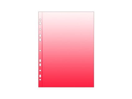 Obal A4 U s eurozávěsem barevný PP 60mic, 25ks