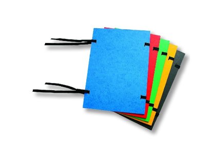 HIT OFFICE Spisová deska s tkanicí A4 Prešpán, lepenka 1320 g (Barva Tmavě zelená)