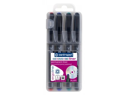 centropen liner 4616 na cd dvd sada 4ks stopa 06 mm