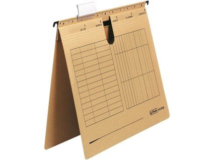 herlitz easy orga zavesne desky s rychlovazacem a4 prirodni hneda