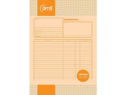optys 1261 objednavka a4 samopropisovaci 100 listu