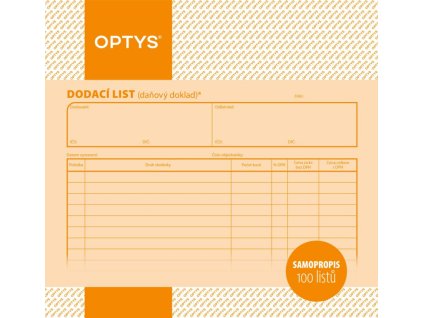 dodaci list samopropisovaci 21 x 20 cm 100 listu2