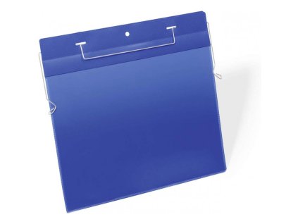 durable 1754 zavesna kapsa s dratenym uchytem a4 na sirku modra
