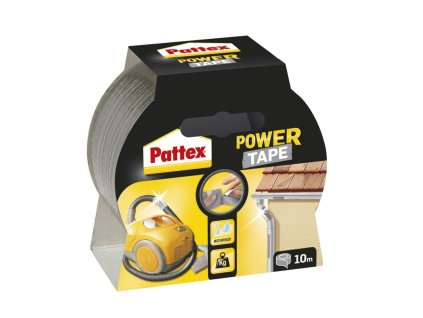 pattex power tape extra silna lepici paska univerzalni 50 mm x 10 m stribrna