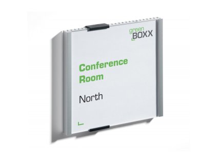 durable 4802 informacni tabule info sign 149x1485 mm stribrna