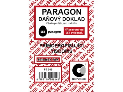 balousek pt009 paragon danovy doklad a7 samopropis