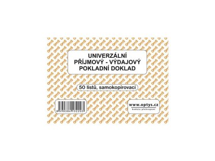 optys 1322 univerzalni pokladni doklad a6 samopropisovaci 50 listu