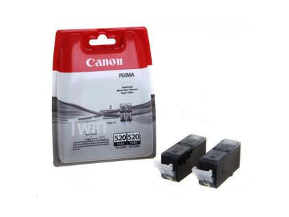 canon cartridge pgi 520pgbk twin pack cerna