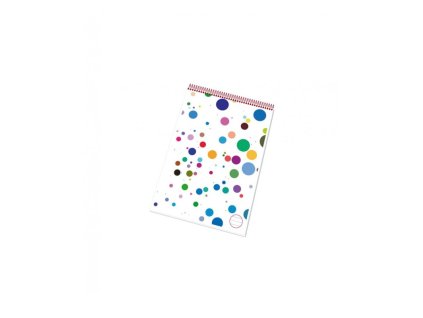 spiralovy blok a6 linkovany horni spirala 50 listu