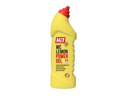 Hit WC power gel lemon, gelový čistič na WC, 750 ml
