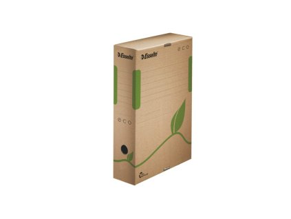 esselte 623916 eco archivacni krabice 80 mm hneda