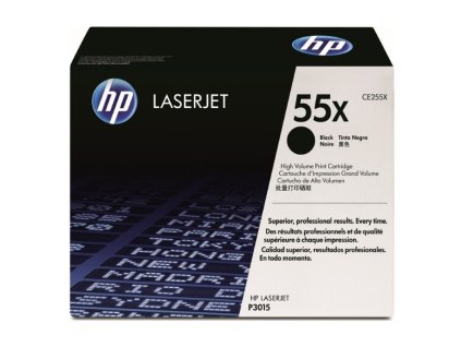 tonerova cartridge hp 55x laserjet cerna ce255x