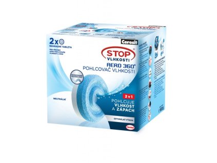 ceresit stop vlhkosti aero 360 tablety do pohlcovace vlhkosti 2 x 450g