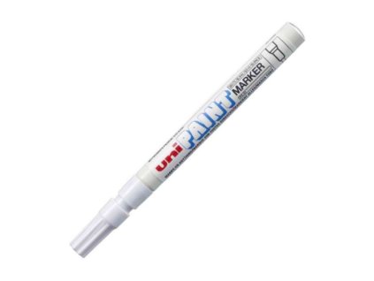 Uni-Ball Paint Marker PX-21, tenký lakový popisovač, stopa 0,8 - 1,2 mm (Barva Bílá)