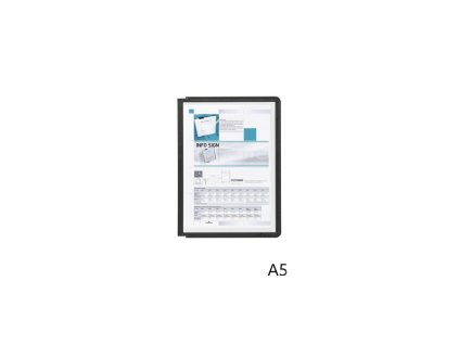 durable 5812 ramecek sherpa a5 cerny