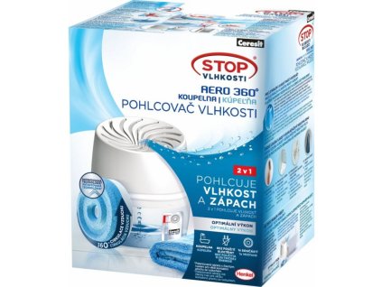 ceresit aero 360 pristroj k pohlcovani vlhkosti a zapachu 2v1 koupelna