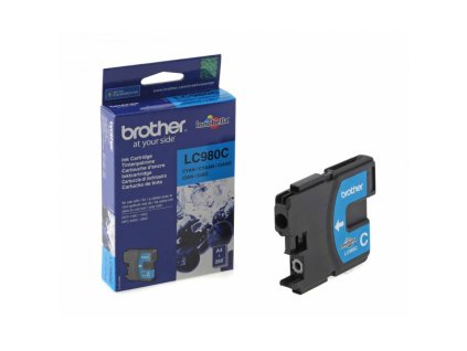 inkoustova cartridge brother lc 980c azurova