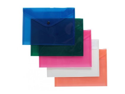 Obálka s drukem A5 PP OPALINE průhledná, psaníčko, balení 5ks (Barva Čirá)