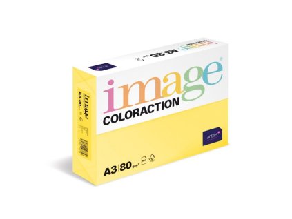 papir barevny a3 160g coloraction ye23 desert pastelove zluta 250 ks
