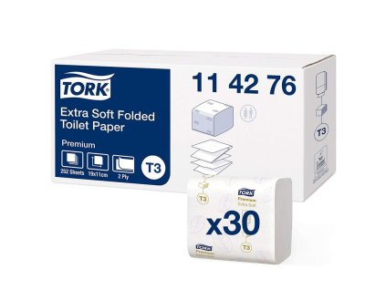 tork folded 114276 extra jemny toaletni papir dvouvrstvy premium bily 7560 ks t3