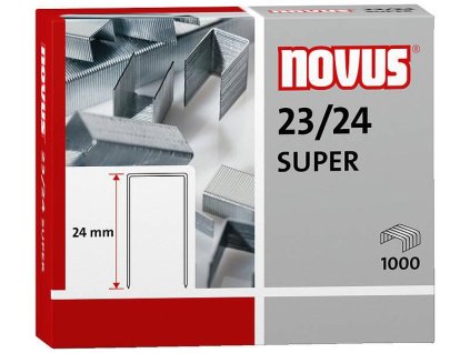 Novus 23/24 SUPER, spony do blokové sešívačky 1000 ks