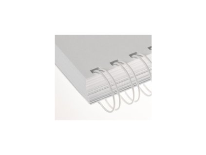 RENZ kovové hřbety 3:1 pro kroužkovou vazbu, průměr 12,7 mm, balení 100 ks (Barva Bílá)