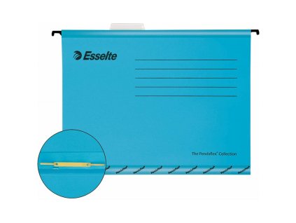 zesilene zavesne desky esselte classic pendaflex collection s rychlovazacem modra 10ks