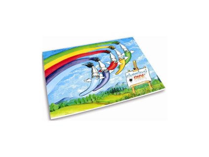 akvarelovy blok 10 listu format a4