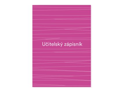 Učitelský zápisník A6, obsah 72 listů, tvrdé desky