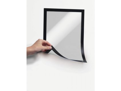 duraframe magnetic 4869 cerna magneticka kapsa nesamolepici a4 baleni 5 ks