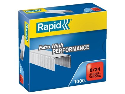 Drátky do sešívaček Rapid Super Strong 9/24, obsah 1000 ks