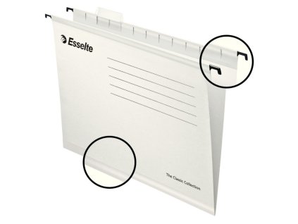 zesilene zavesne desky esselte classic pendaflex collection bila