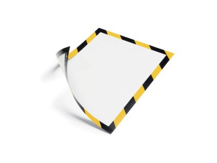duraframe magnetic security magneticky ramecek nesamolepici zluto cerny baleni 5 ks
