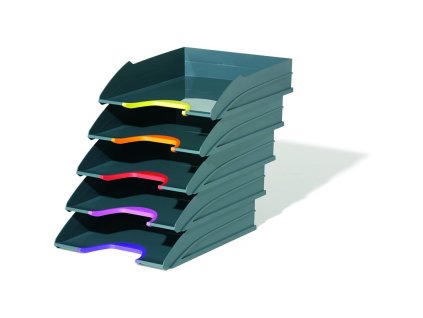 durable varicolor 7705 odkladac na dokumenty sada 5 ks
