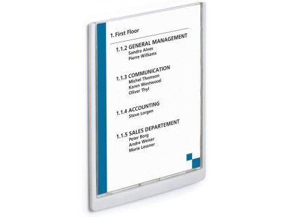 durable 4867 orientacni stitek click sign a4 bila